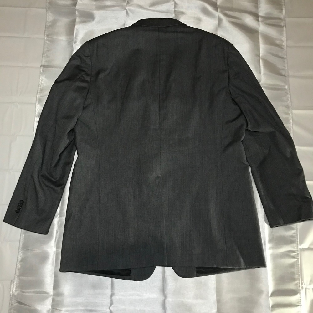 Tommy Hilfiger Mens 100% Wool Blazer Jacket Gray 2-Button Sport Coat XL 50 - Picture 11 of 11